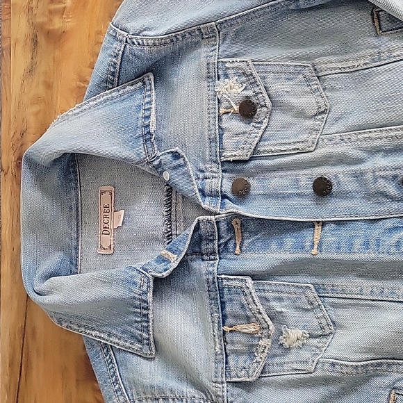 Distressed Denim Jacket - Picture 2 of 3